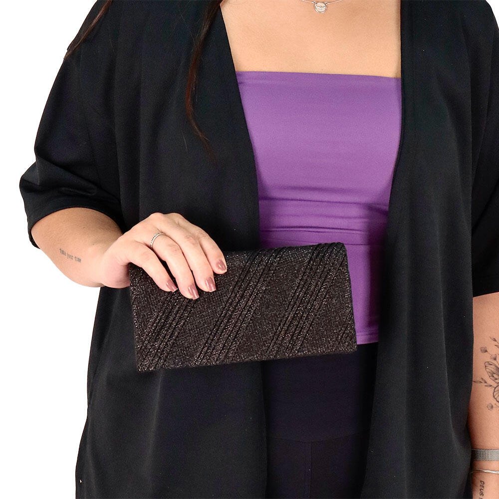 BOLSA FEMININA FESTA MELAMEL FS62  Preto 2