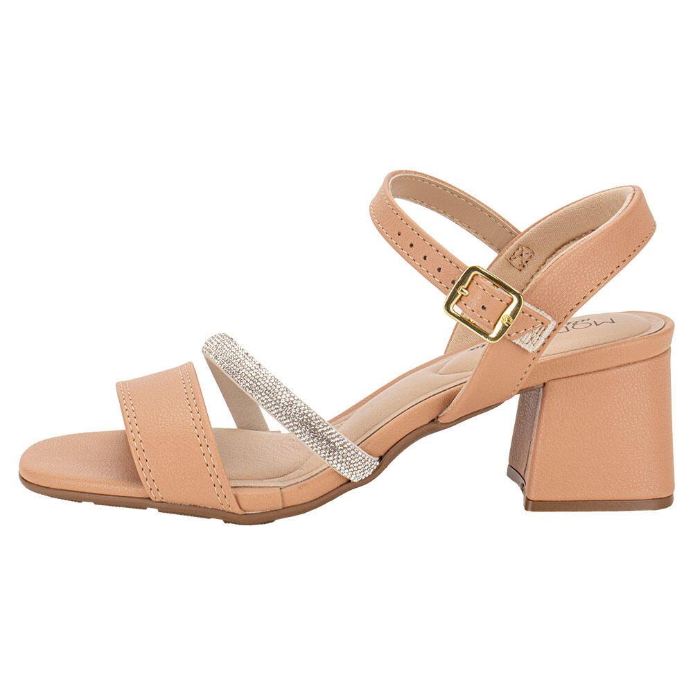 SANDÁLIA FEMININA SALTO GROSSO MODARE 7172123 Bege 2