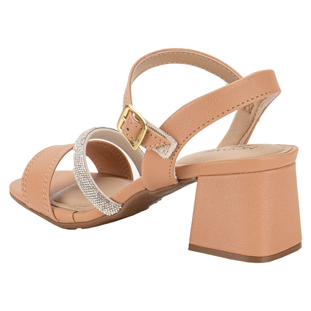 SANDÁLIA FEMININA SALTO GROSSO MODARE 7172123 Bege 3