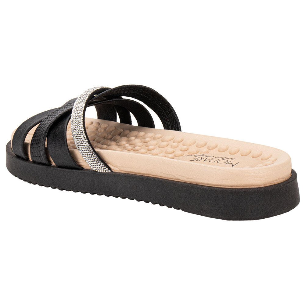 TAMANCO FEMININO FLAT MODARE 7178119 Preto 3