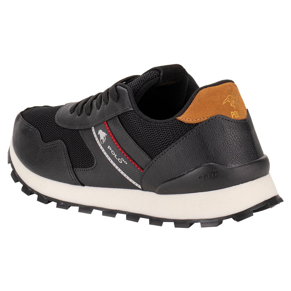 TÊNIS MASCULINO CASUAL POLO GO GO355 Preto 3