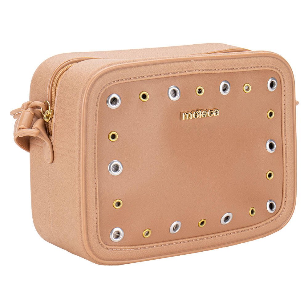 BOLSA FEMININA TRANSVERSAL MOLECA 500482  Bege 2
