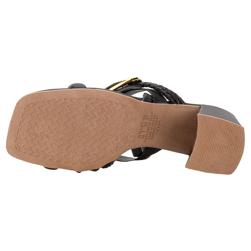 SANDÁLIA FEMININA SALTO GROSSO DAKOTA MC662  Preto 4