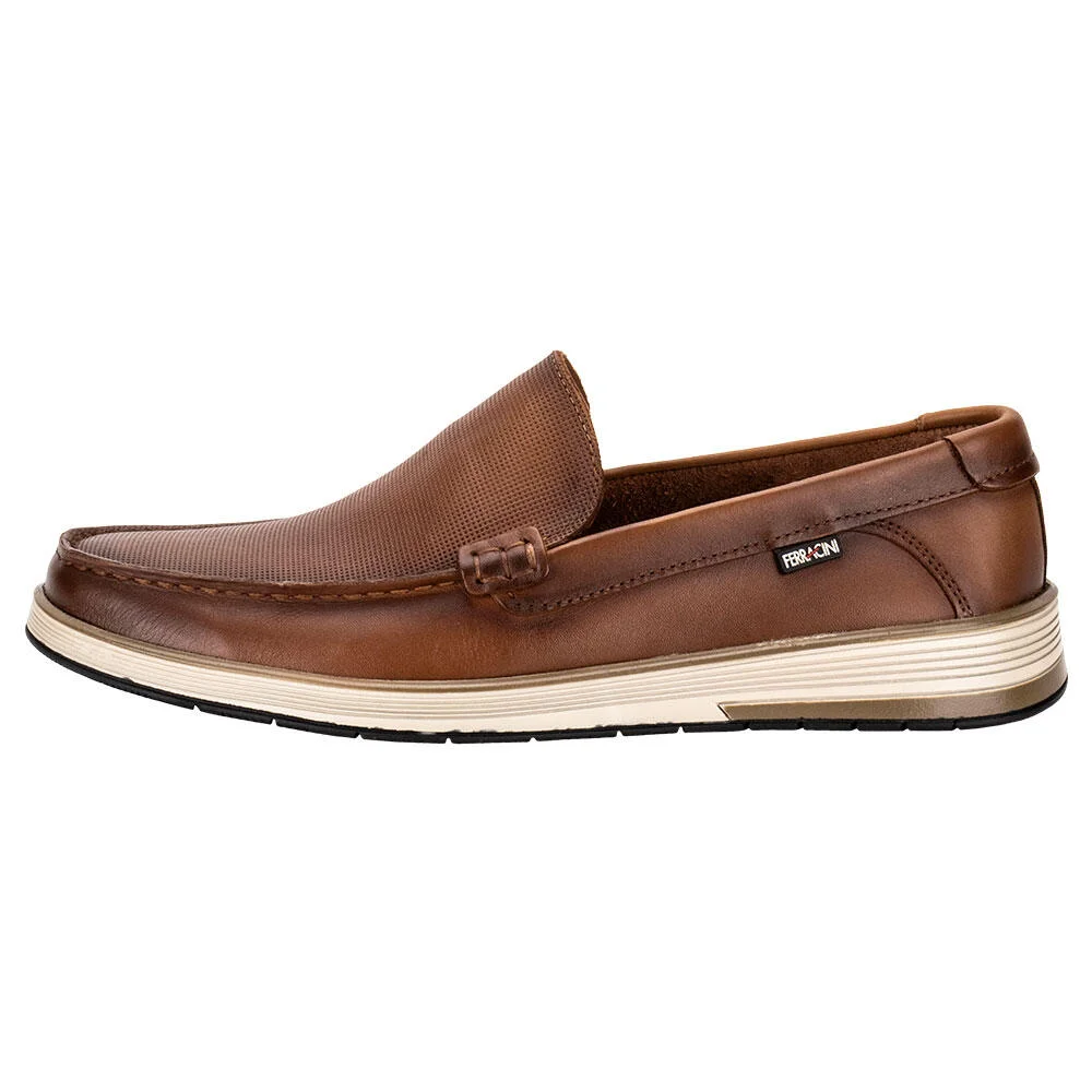 MOCASSIM MASCULINO ULTRA SUMMER FERRACINI 6989  Marrom 2
