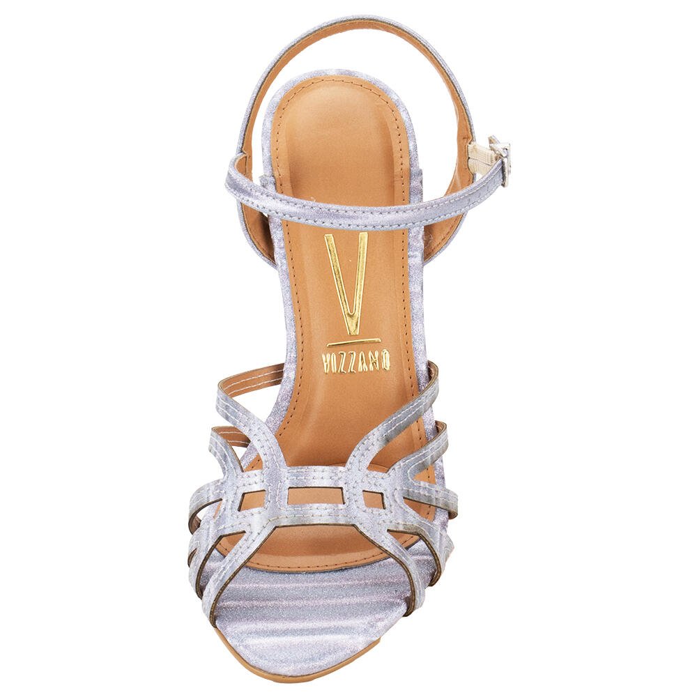 SANDÁLIA FEMININA SALTO FINO VIZZANO 62491110 Prata 5