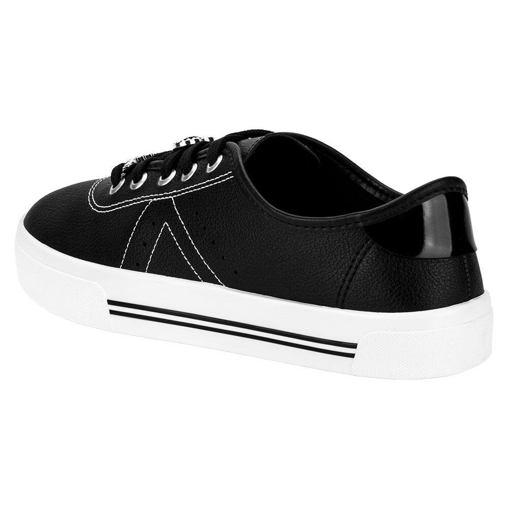 TÊNIS FEMININO CASUAL MOLECA 5667345 Preto 3
