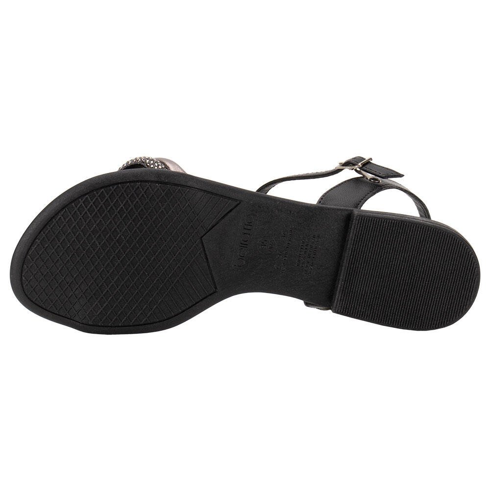 SANDÁLIA FEMININA FLAT BEIRA RIO 8519109  Preto 4