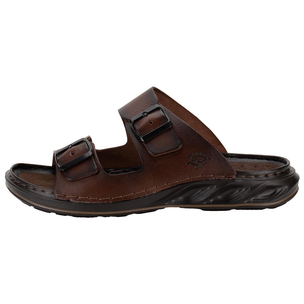 CHINELO MASCULINO PEGADA 134106  Marrom 2