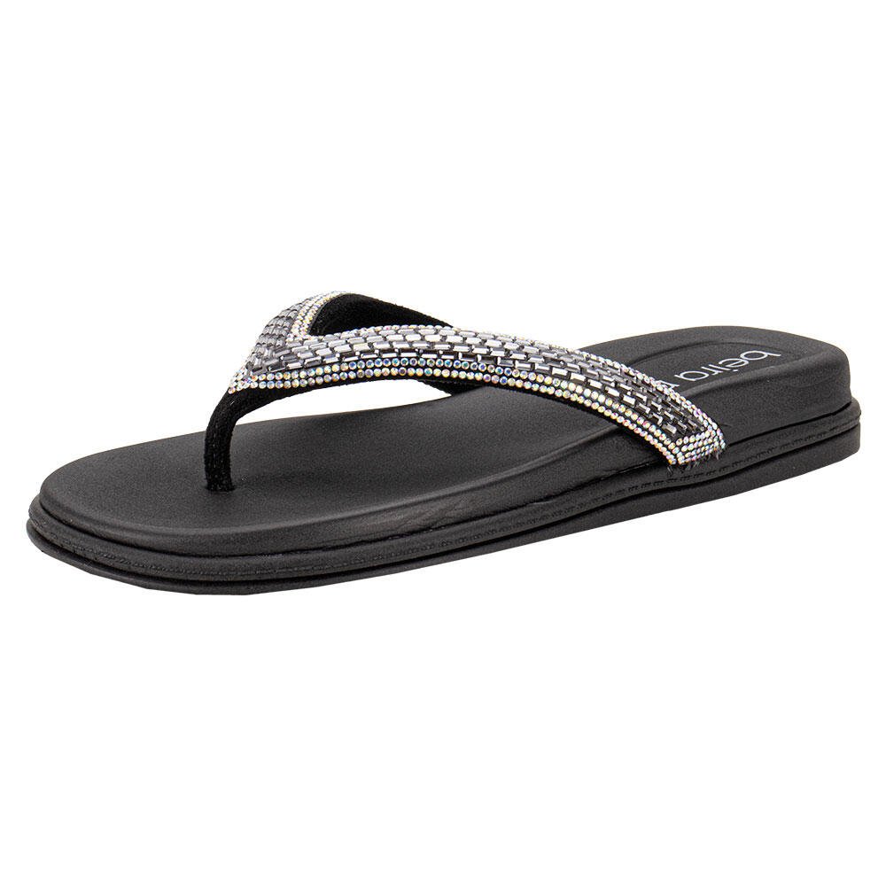 TAMANCO FEMININO FLAT BEIRA RIO 8513112 Preto 4
