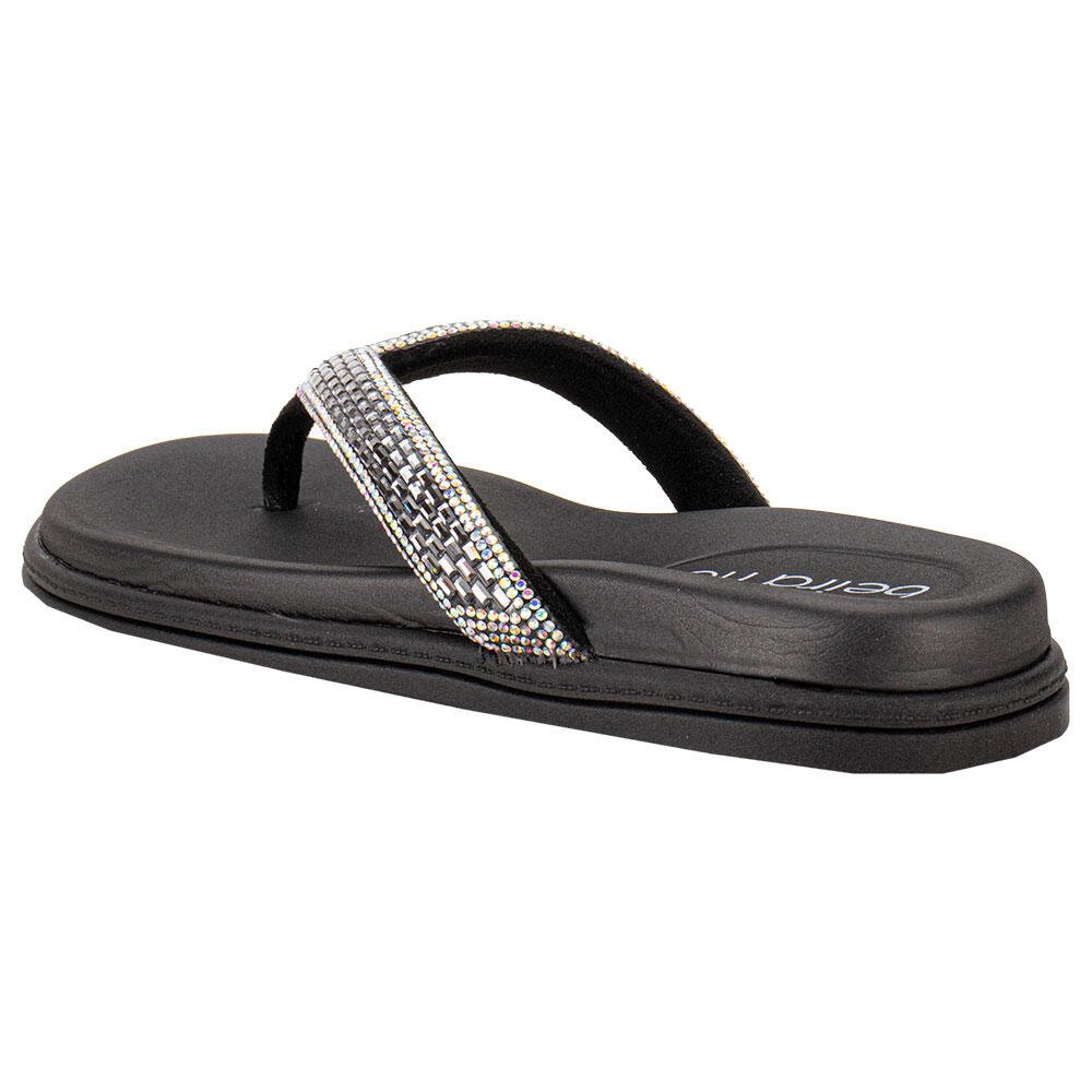 TAMANCO FEMININO FLAT BEIRA RIO 8513112 Preto 1