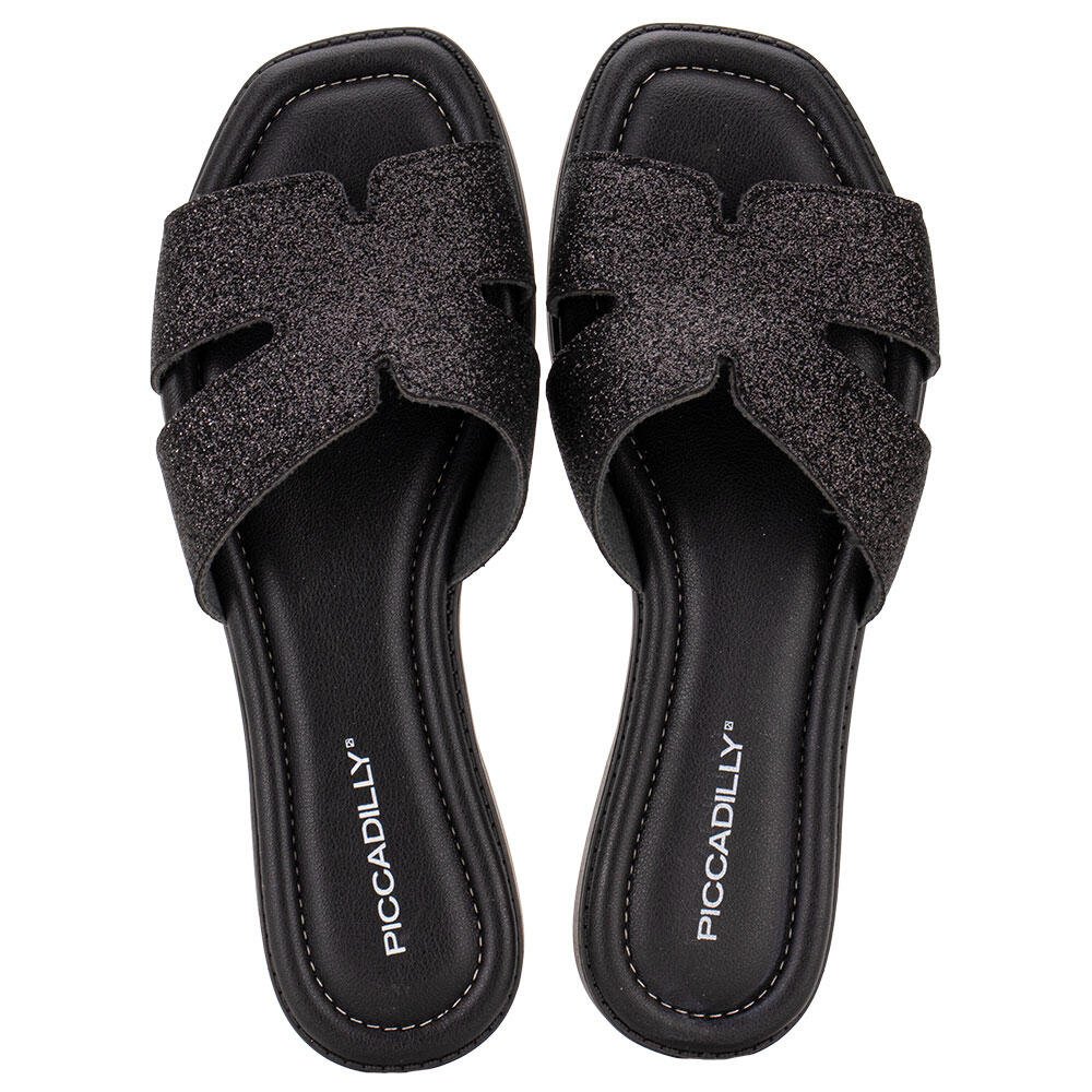 TAMANCO FEMININO FLAT PICCADILLY 506013  Preto 5