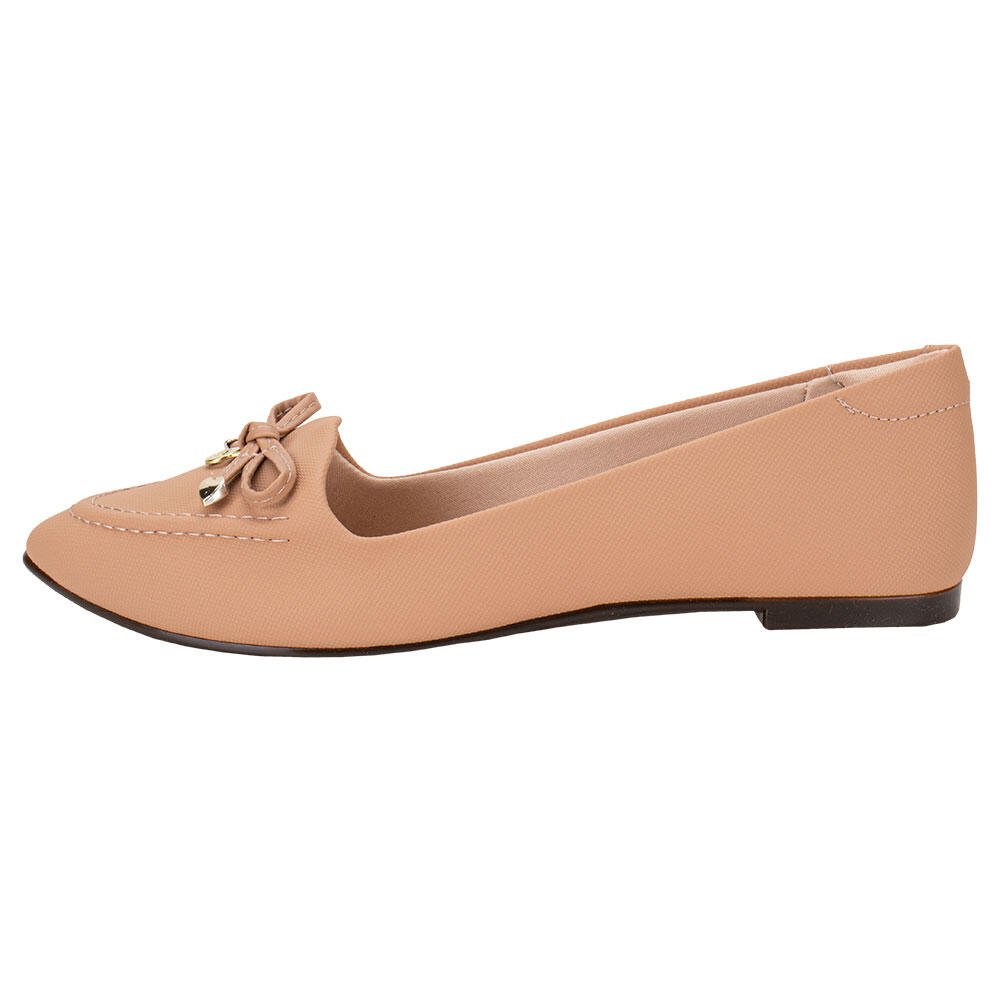 SAPATILHA FEMININA FLAT MOLECA 5635863 Bege 2