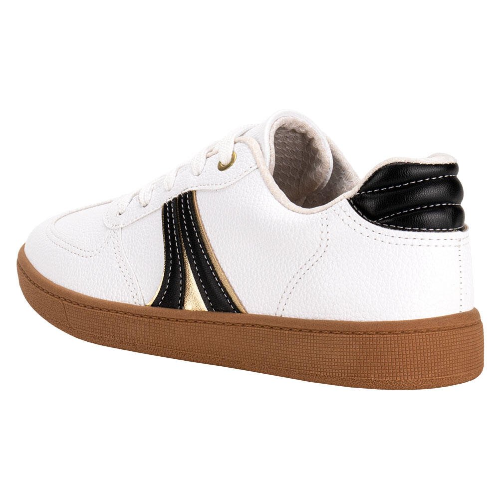 TÊNIS FEMININO CASUAL BEIRA RIO 4313105 Branco/Preto 3