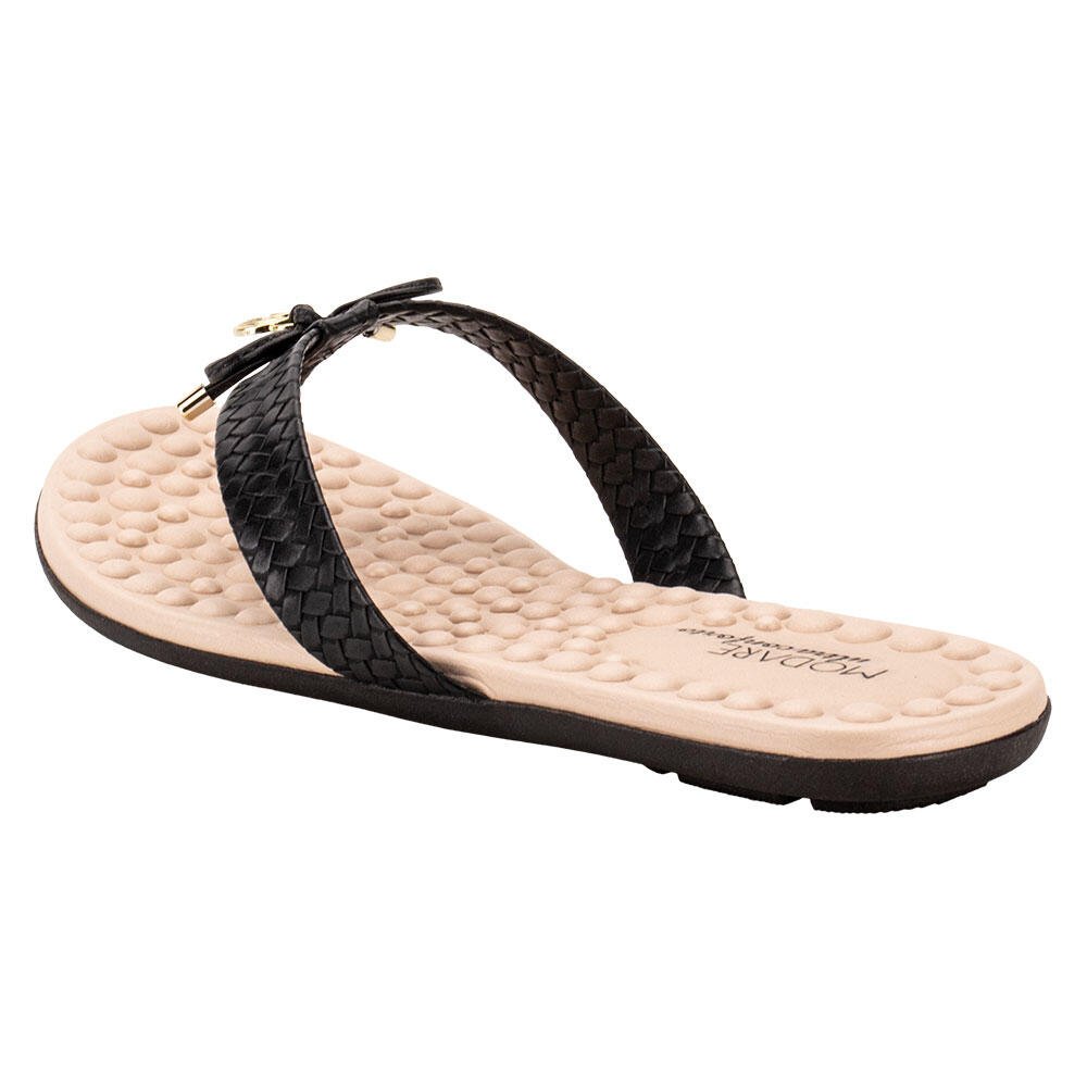TAMANCO FEMININO FLAT MODARE 7163130  Preto 3