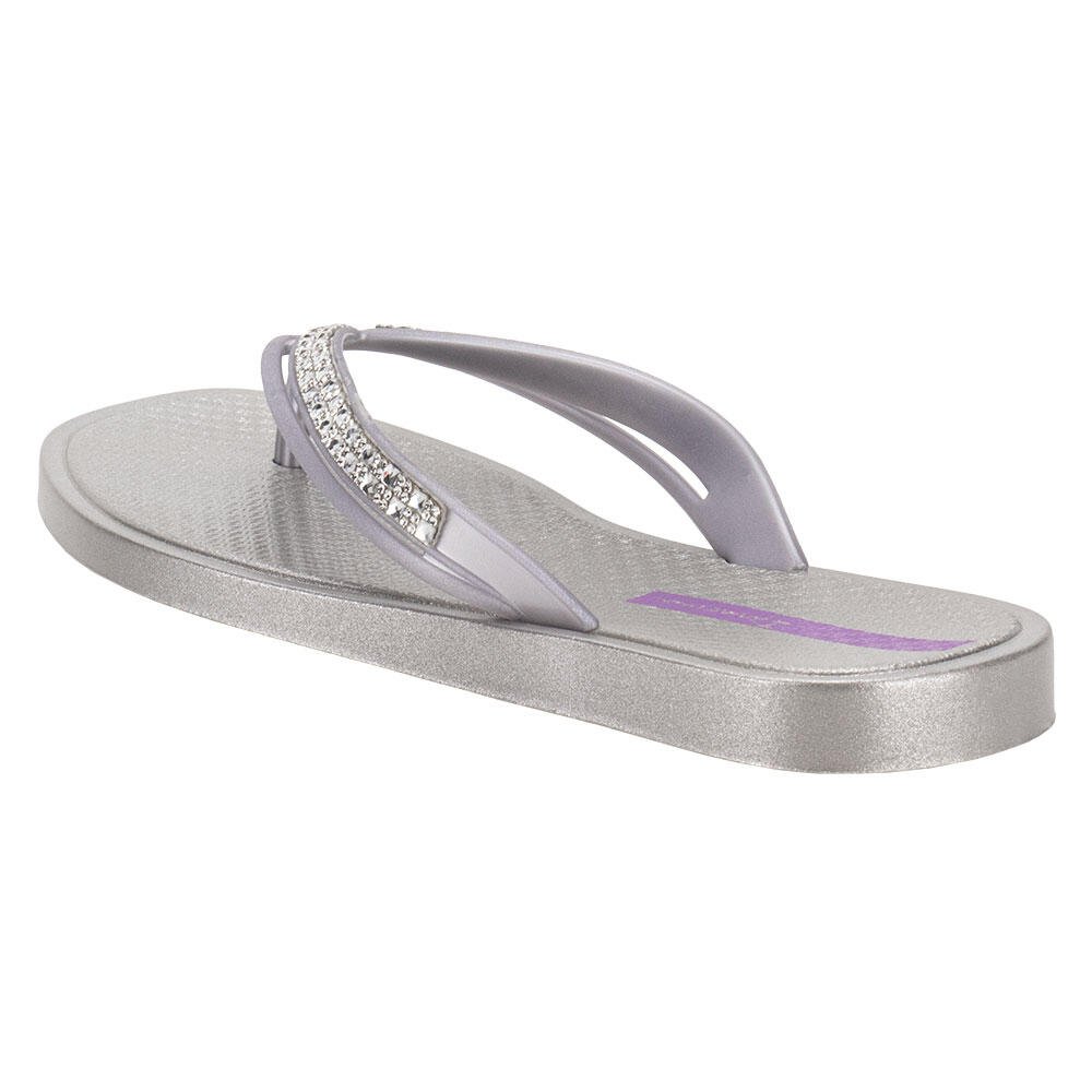 CHINELO FEMININO CRISTAL IPANEMA 27267  Prata 4