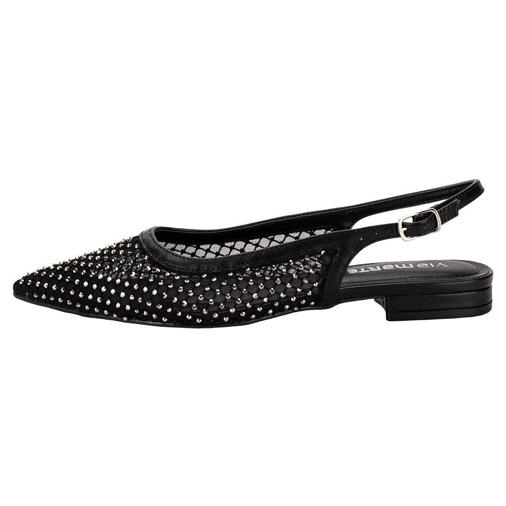 SAPATO FEMININO SALTO GROSSO VIA MARTE 183001  Preto 2