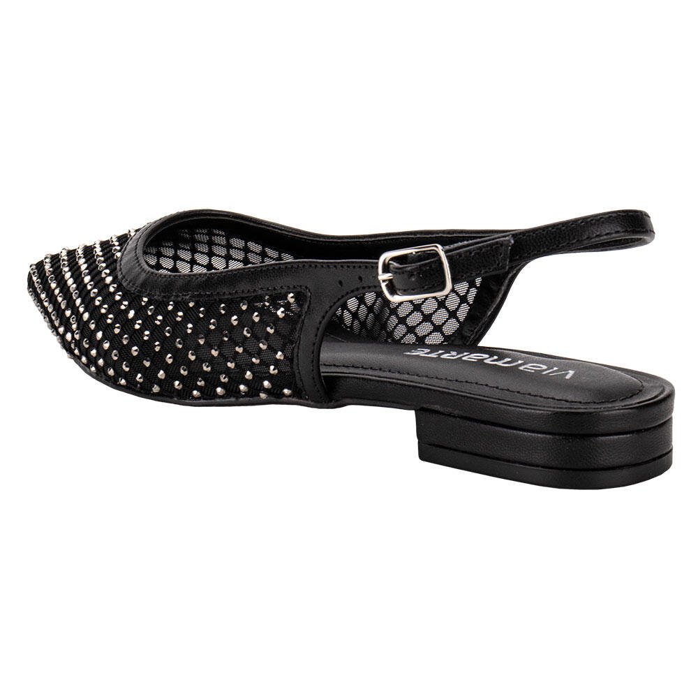 SAPATO FEMININO SALTO GROSSO VIA MARTE 183001  Preto 3