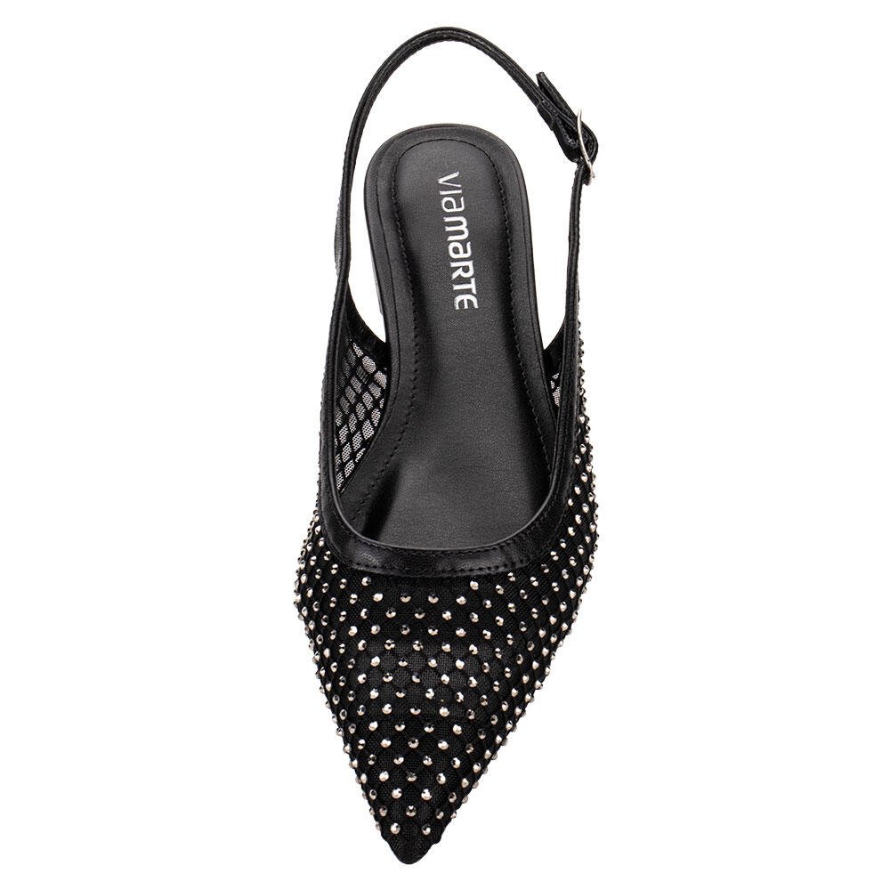 SAPATO FEMININO SALTO GROSSO VIA MARTE 183001  Preto 5