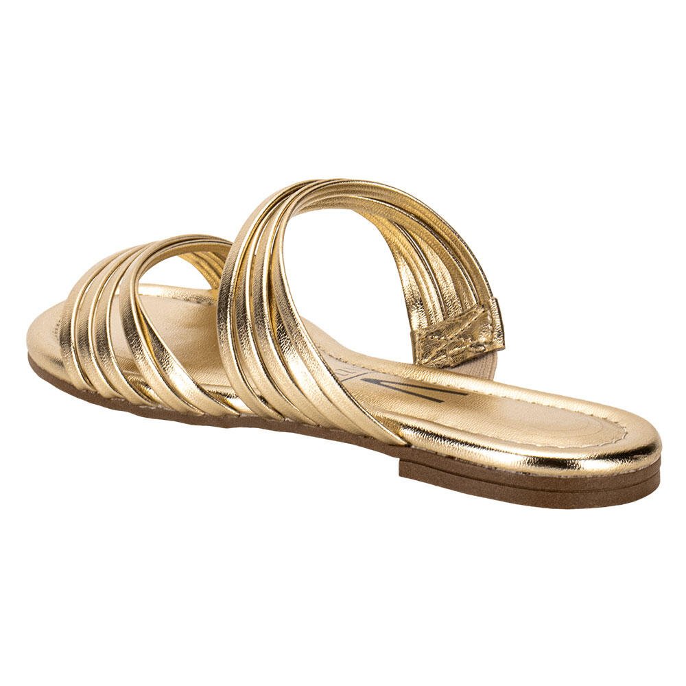 TAMANCO FEMININO FLAT VIZZANO 6371188 Dourado 3