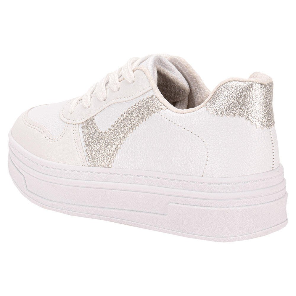 TÊNIS FEMININO CASUAL BEIRA RIO 4321103  Branco 3