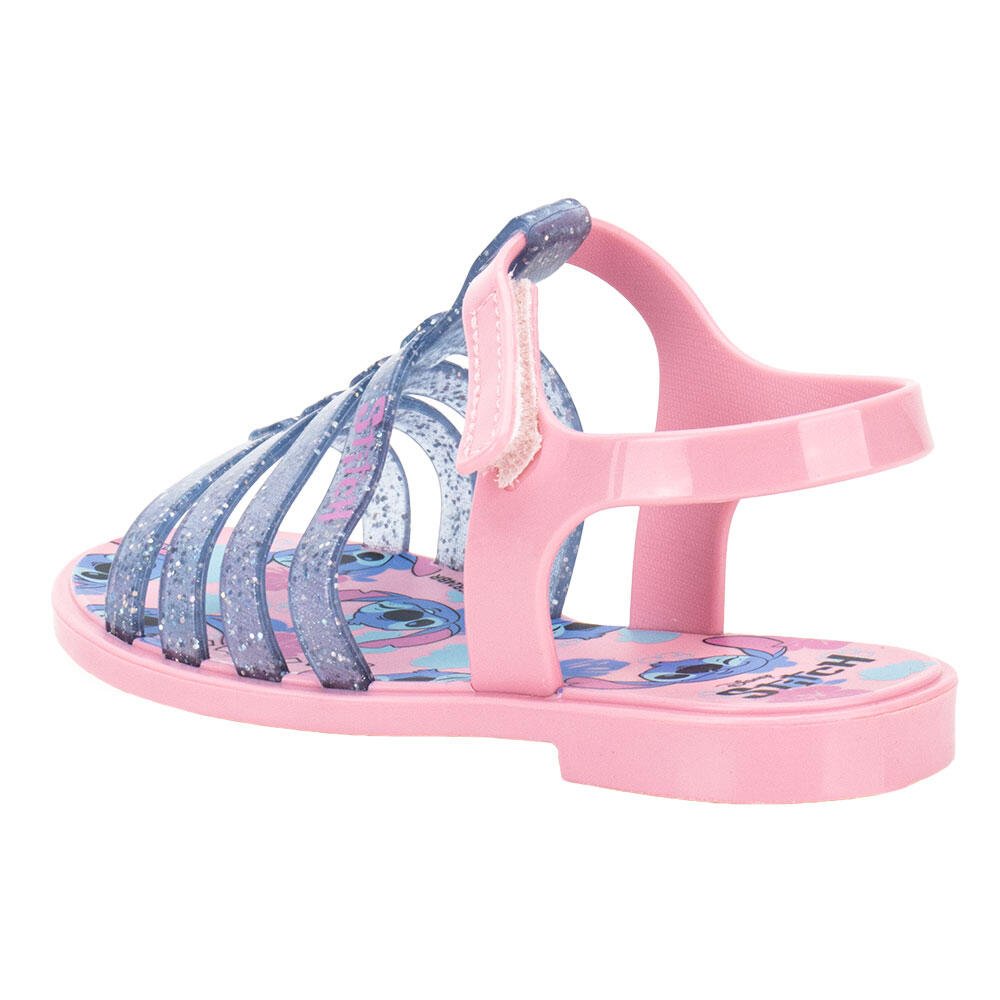 KIT SANDÁLIA INFANTIL STITCH CLUTCH E STITCH CLUTCH BAG  Rosa 3