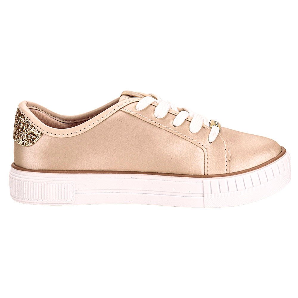 TÊNIS INFANTIL MOLEKINHA 2565109 Bege/Ouro 5