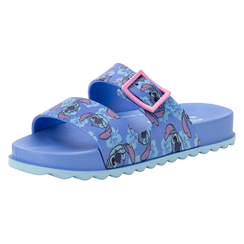 Xilfel Disney Stitch Slide Infantil Grendene 23198 Azul/Rosa 2