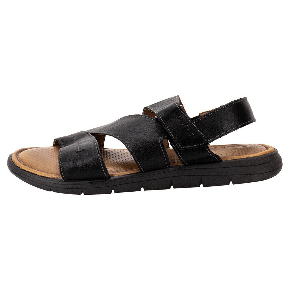 SANDÁLIA MASCULINA DENIM SOUL DEMOCRATA 015135  Preto 2