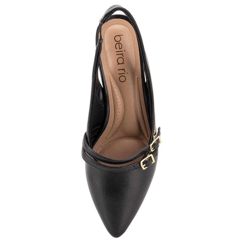 SAPATO FEMININO SALTO GROSSO BEIRA RIO 4182224 Preto 5