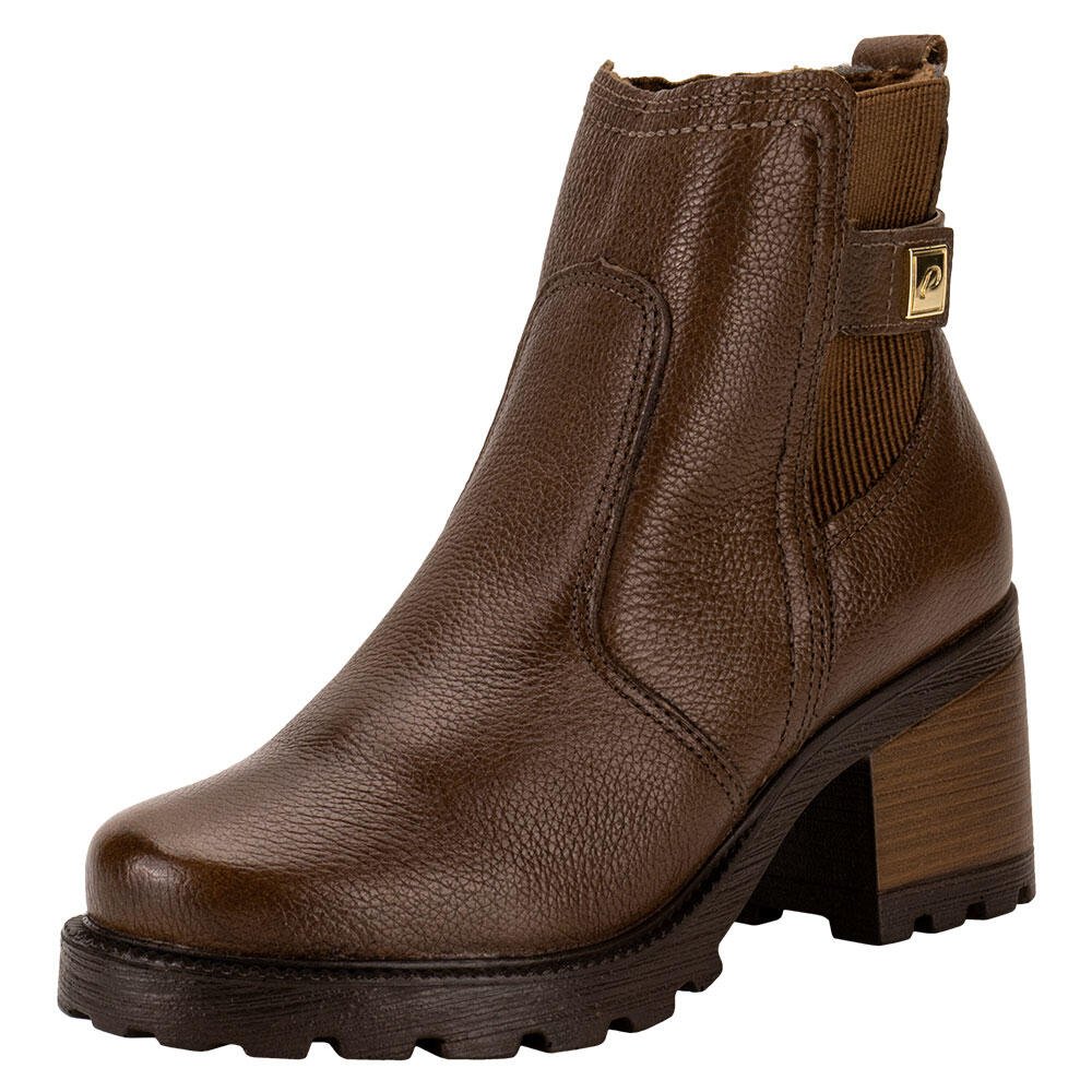 BOTA FEMININA CANO BAIXO PEGADA 281309 Chocolate 1