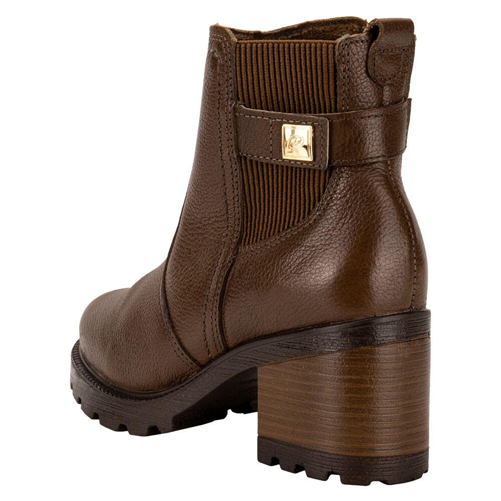BOTA FEMININA CANO BAIXO PEGADA 281309 Chocolate 3