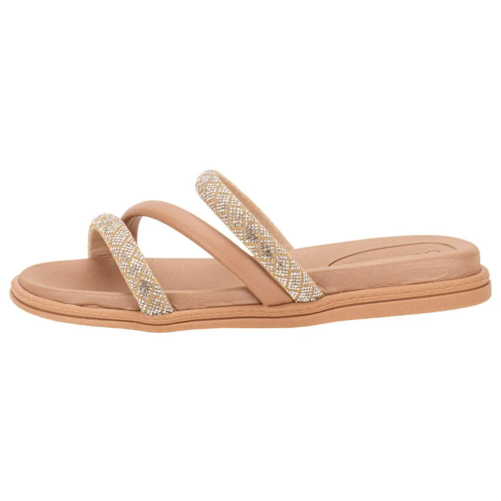 TAMANCO FEMININO FLAT BEIRA RIO 8488108  Salmão 2