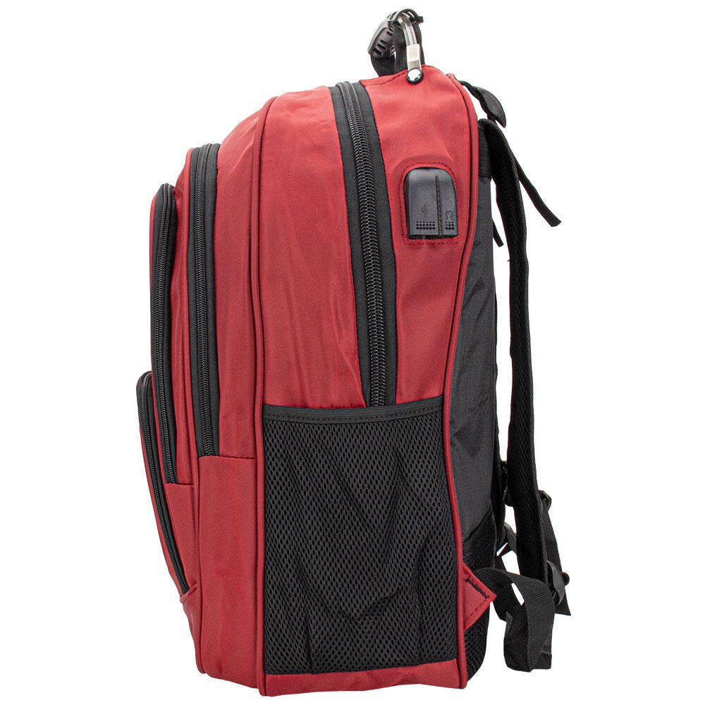 MOCHILA MASCULINA ROYAL STYLE 3506 Vinho 3