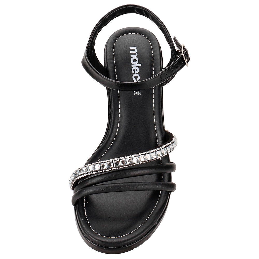 SANDÁLIA FEMININA ANABELA MOLECA 5512106  Preto 5