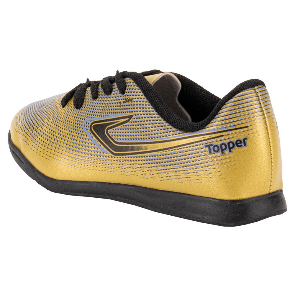 CHUTEIRA INFANTIL SLICK VI FUTSAL TOPPER TP05810  Dourado 3