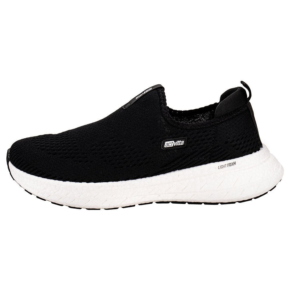 TÊNIS MASCULINO SLIP ON ACTVITTA 4931103 Preto/Branco 2