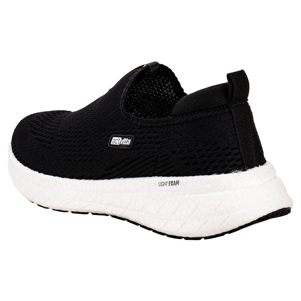 TÊNIS MASCULINO SLIP ON ACTVITTA 4931103 Preto/Branco 3