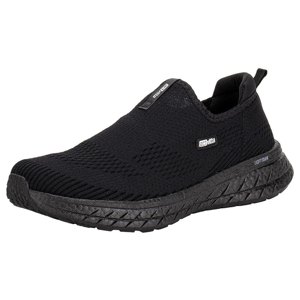 TÊNIS MASCULINO SLIP ON ACTVITTA 4931103 Preto 1