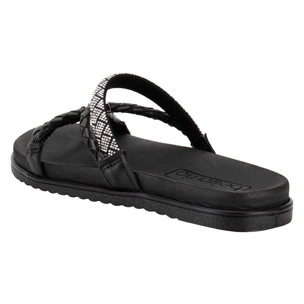 TAMANCO FEMININO FLAT BEIRA RIO 8529102  Preto 3