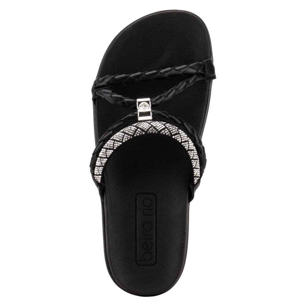 TAMANCO FEMININO FLAT BEIRA RIO 8529102  Preto 5