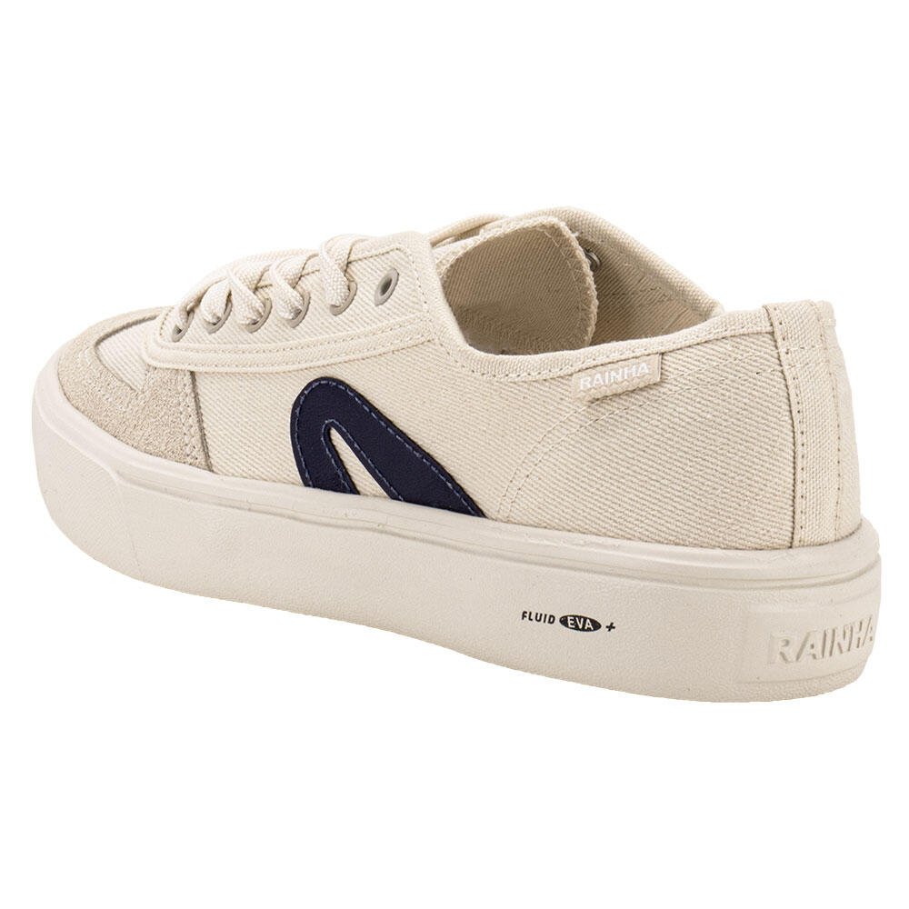 TÊNIS MASCULINO COMFORT RAINHA VL2500  Bege/Azul 3