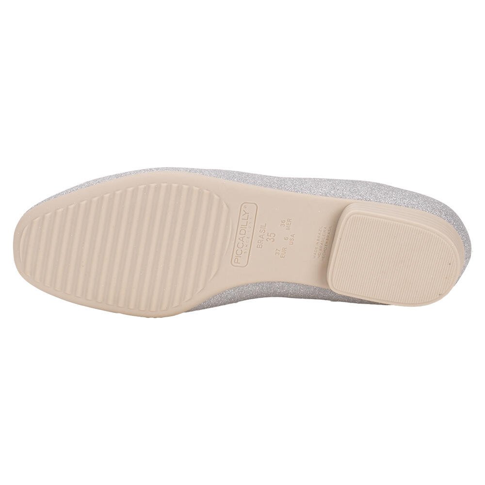 SAPATILHA FEMININA FLAT PICCADILLY 250115  Prata 4