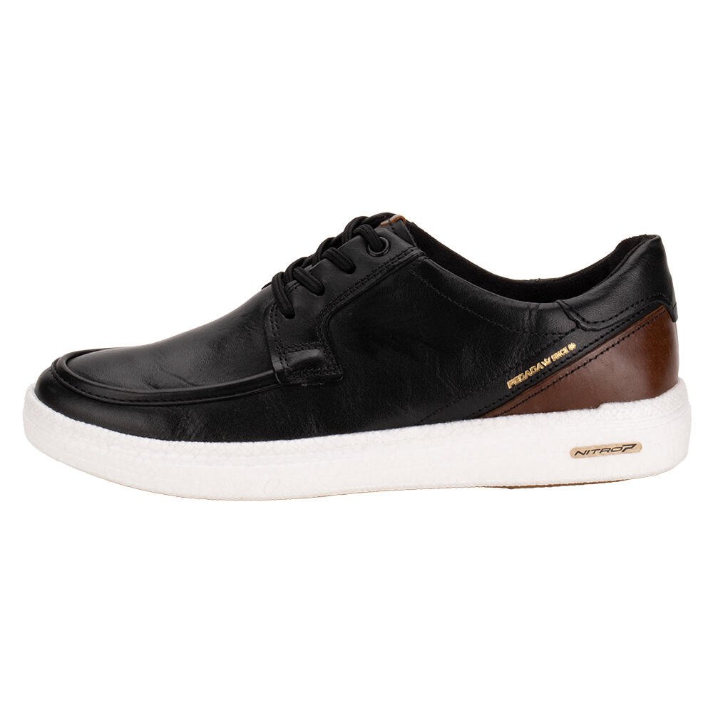 SAPATÊNIS MASCULINO STRERCH DARK PEGADA 112002  Preto/Café 2