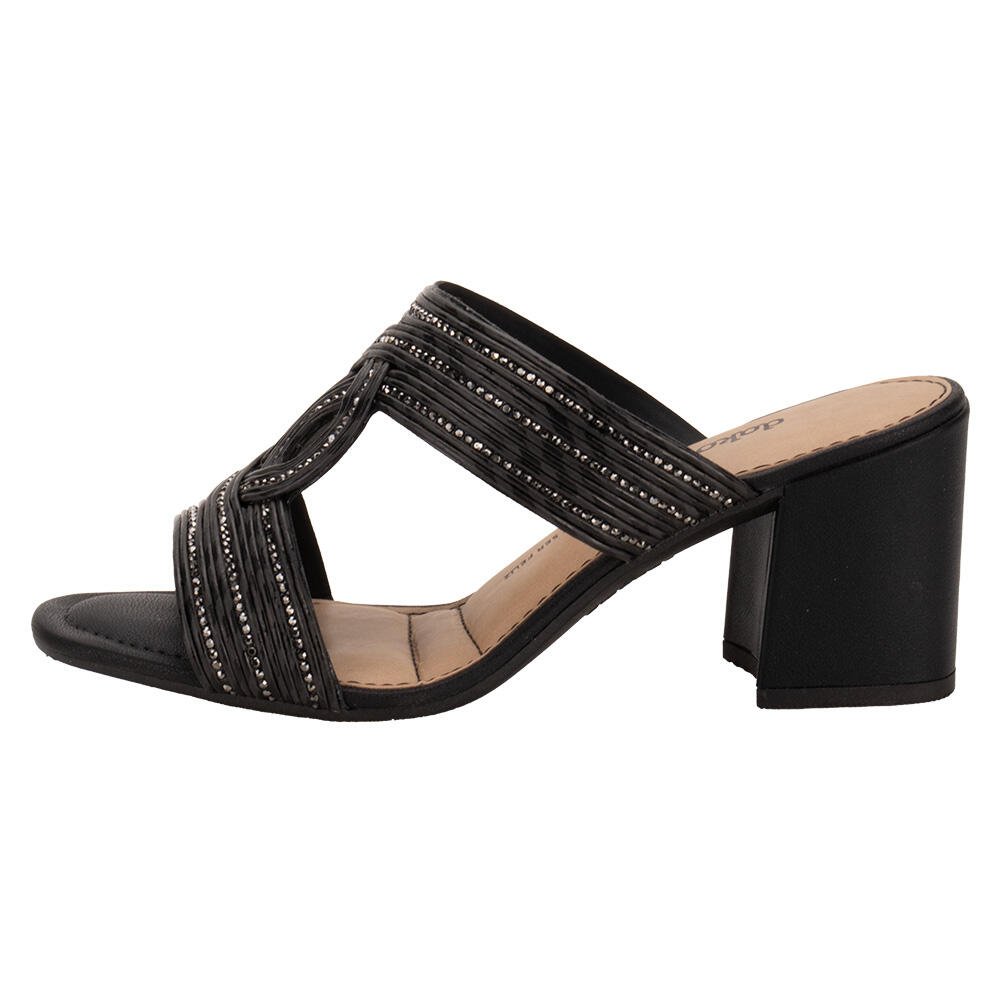 TAMANCO FEMININO SALTO GROSSO DAKOTA Y6542  Preto 2