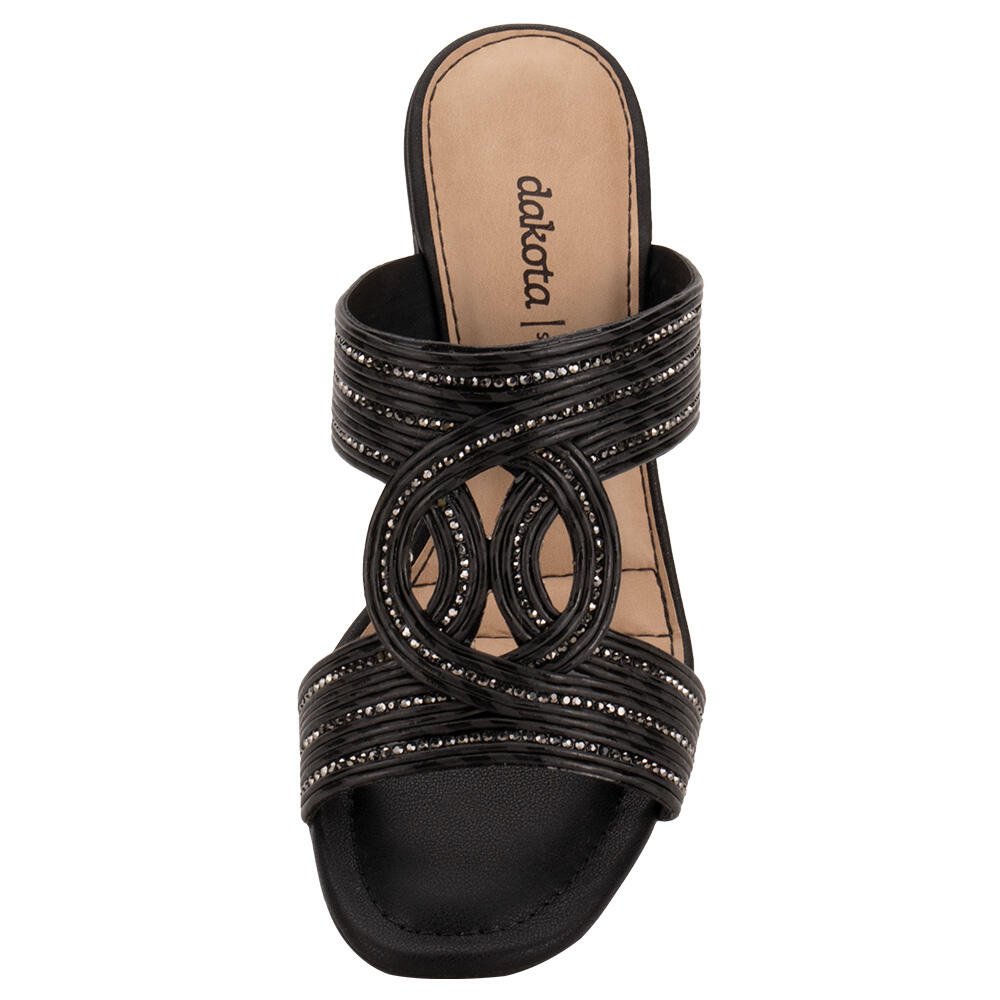 TAMANCO FEMININO SALTO GROSSO DAKOTA Y6542  Preto 5