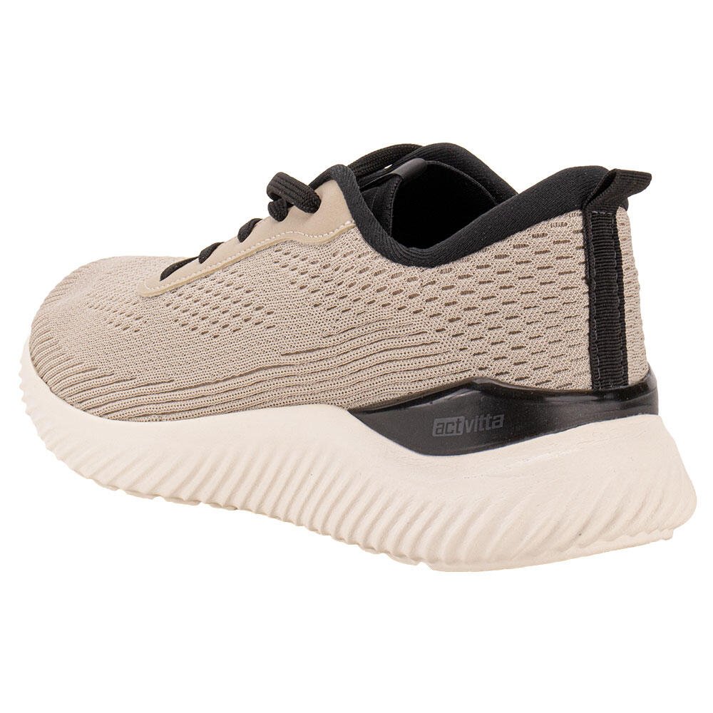 TÊNIS MASCULINO ACTVITTA 4901200 Bege/Preto 3