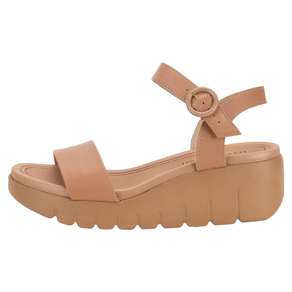 SANDÁLIA FEMININA ANABELA MOLECA 5536100 Salmão 2