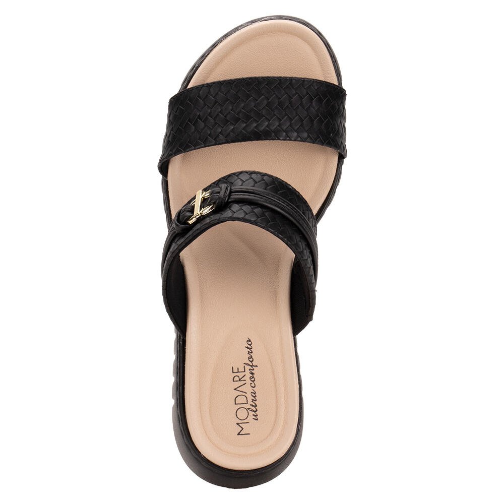 TAMANCO FEMININO ANABELA MODARE 7197105  Preto 5