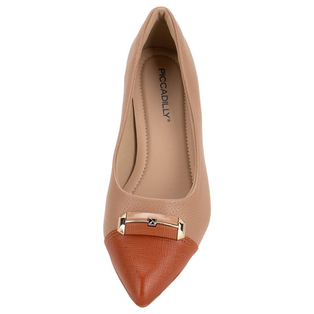 SAPATO FEMININO SALTO GROSSO PICCADILLY 739015 Salmão 5