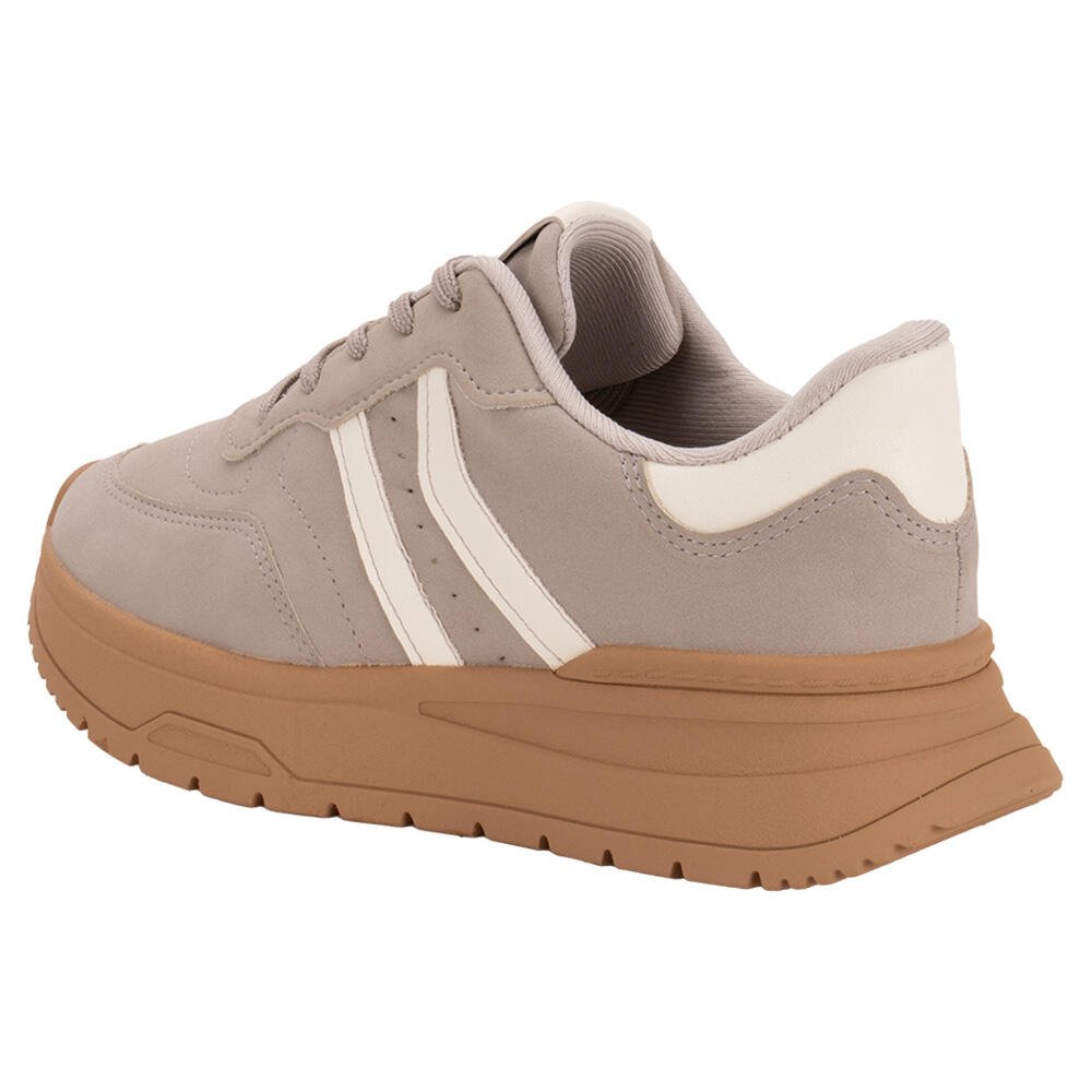TÊNIS FEMININO JOGGING DAKOTA D0142  Taupe 3